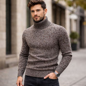 Pull col roulé chaud pour l’hiver