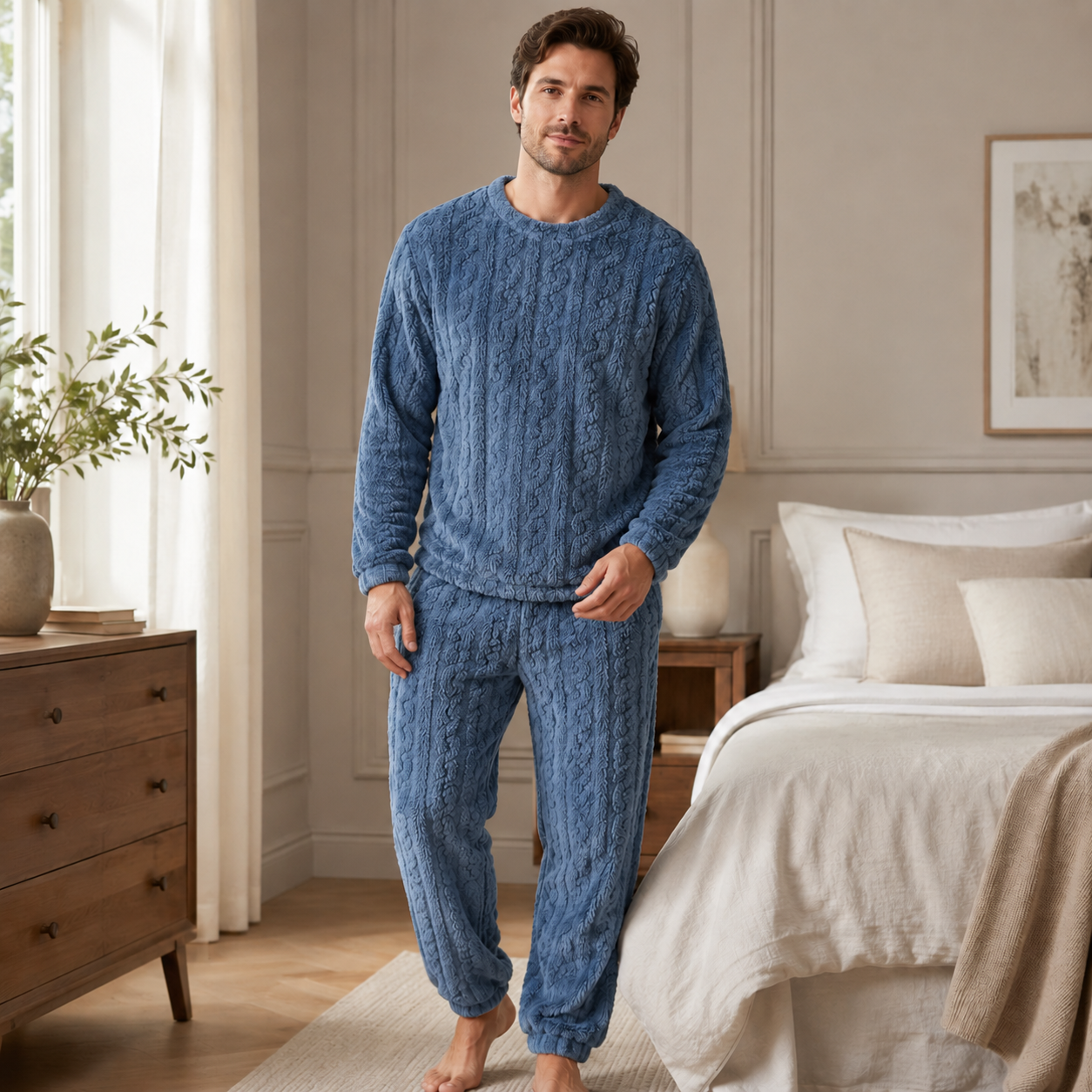 Pyjama Pilou Pilou Homme Maille Douillette