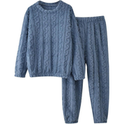 Pyjama Pilou Pilou Homme Maille Douillette bleu