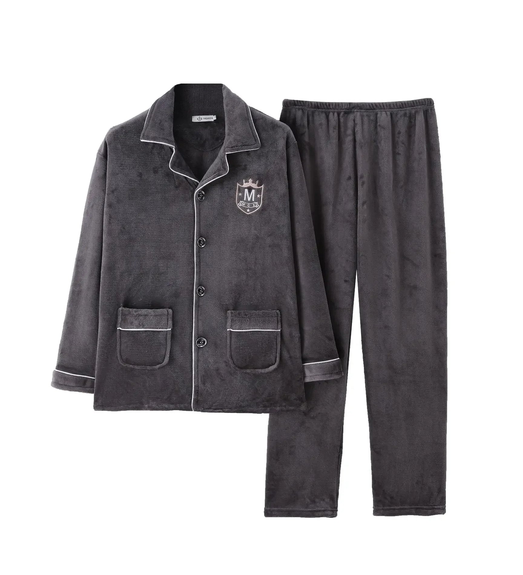Pyjama Pilou Pilou Homme Nuit de Velours gris