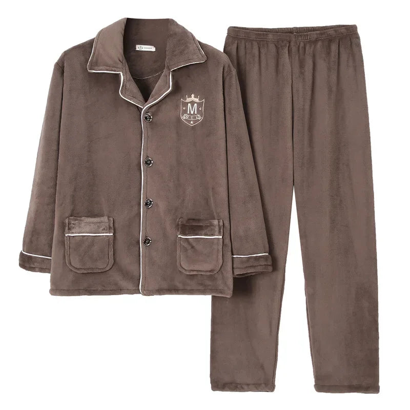 Pyjama Pilou Pilou Homme Nuit de Velours kaki