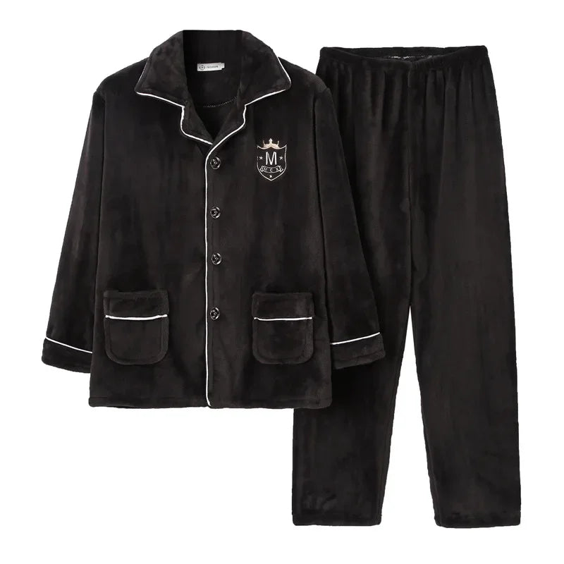 Pyjama Pilou Pilou Homme Nuit de Velours noir