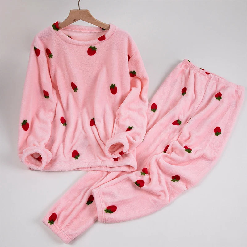 Pyjama Pilou Pilou avec motifs de fraises