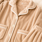 Pyjama cocooning femme avec boutons devant