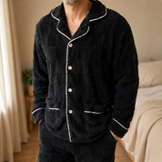 Pyjama éponge noir homme