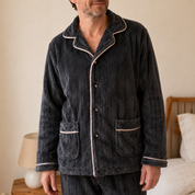 Pyjama homme hiver pilou pilou gris