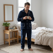 Pyjama homme polaire chaud ultra doux