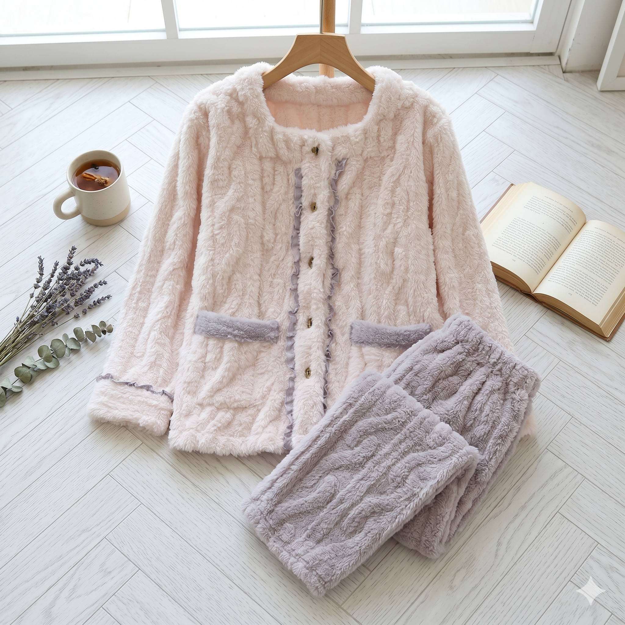 Pyjama laine femme confortable et cocooning