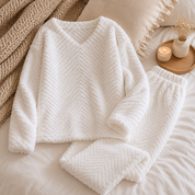 Pyjama pilou pilou femme blanc confortable