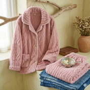 Pyjama pilou pilou femme rose bonbon doux et confortable