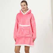 Sweat Plaid Pilou Pilou Confort rose