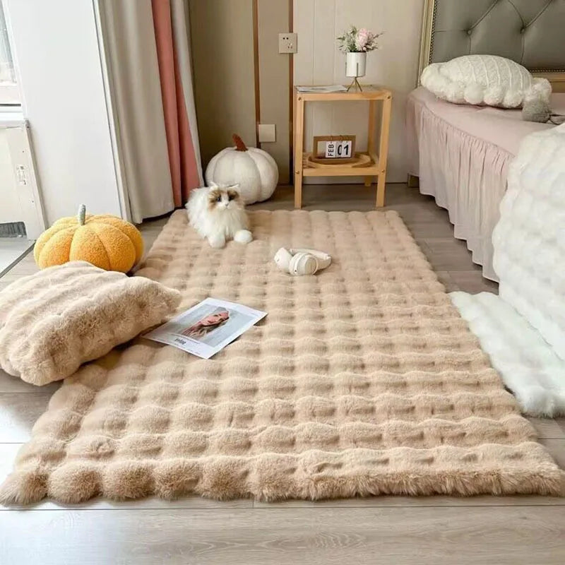 Tapis Bulles de Douceur marron