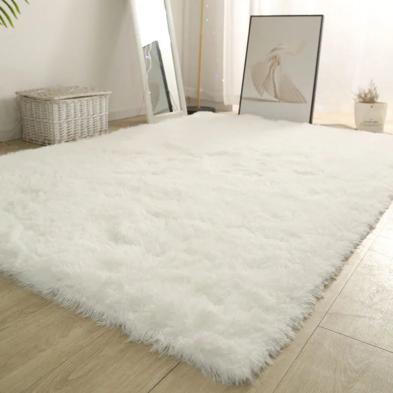 Tapis Cocooning Ciel Douillet blanc