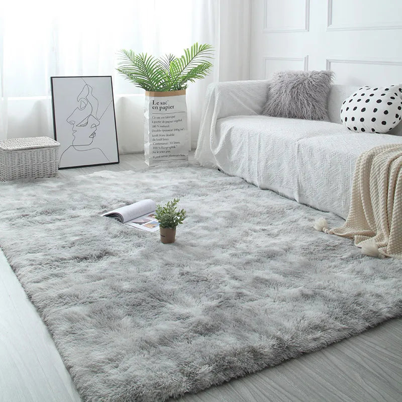 Tapis Cocooning Ciel Douillet gris