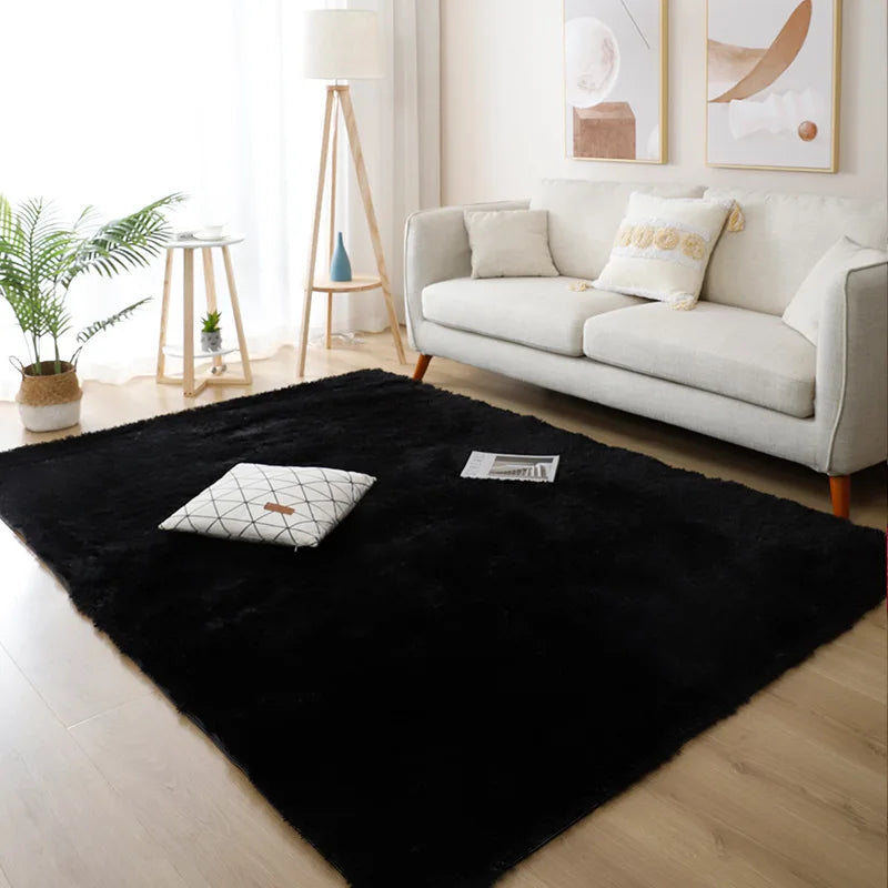 Tapis Cocooning Ciel Douillet noir