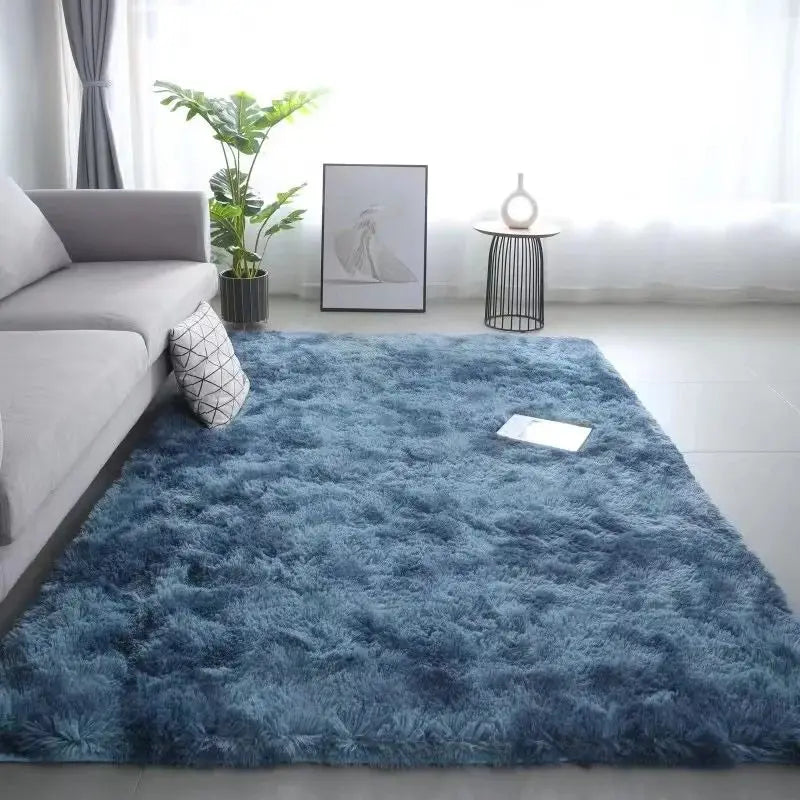 Tapis Cocooning Nuage Douillet bleu marine