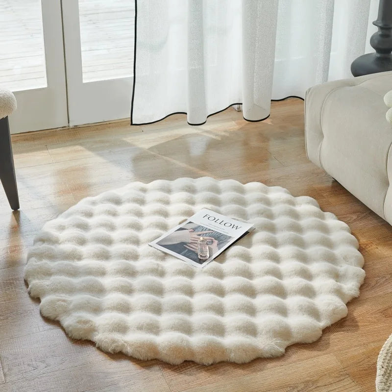 Tapis Cocooning Nuage Moelleux beige