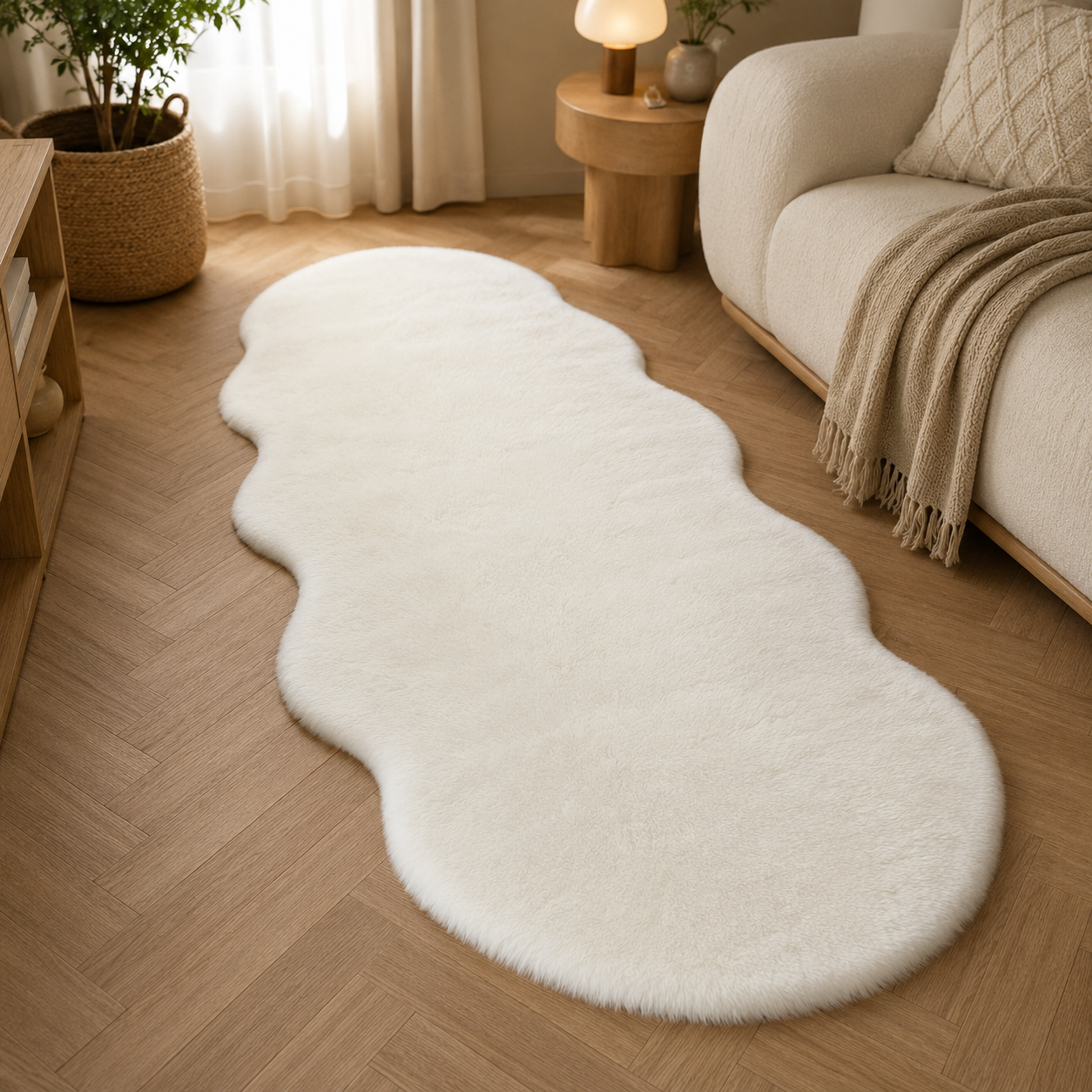 Tapis Cocooning Nuage Polaire