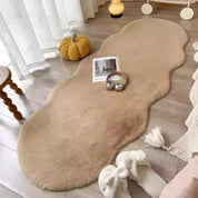 Tapis Cocooning Nuage Polaire marron