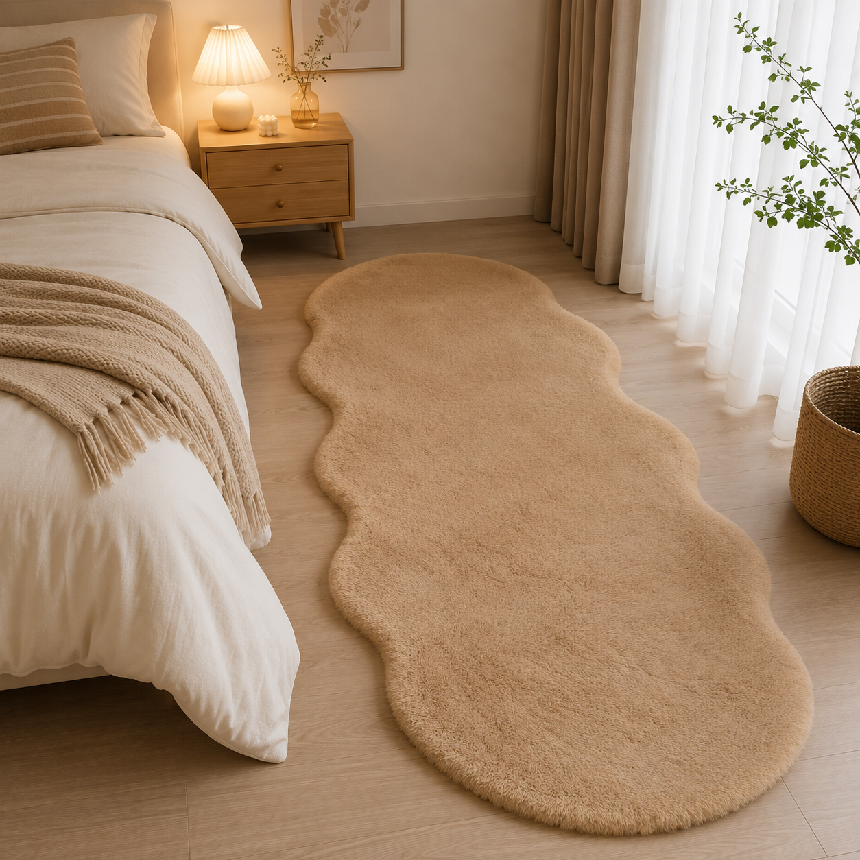 Tapis Cocooning Nuage Polaire ultra doux