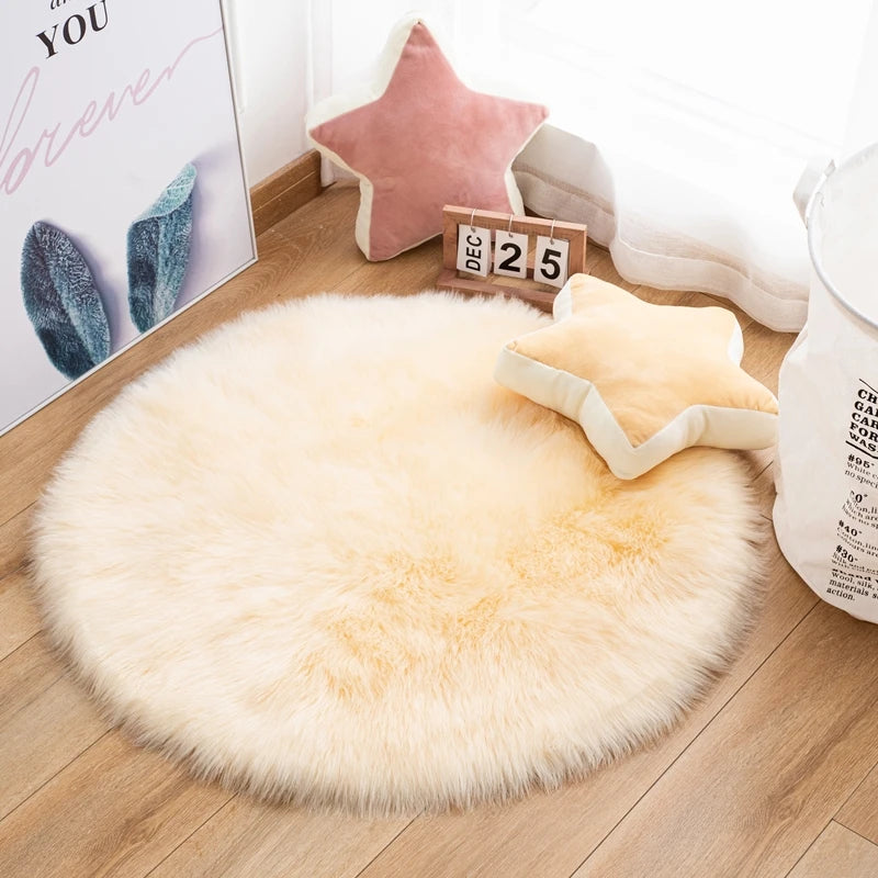 Tapis Cocooning Petit Nuage ivoire