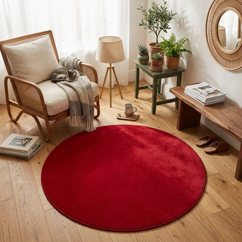 Tapis Cocooning Rond Douillet