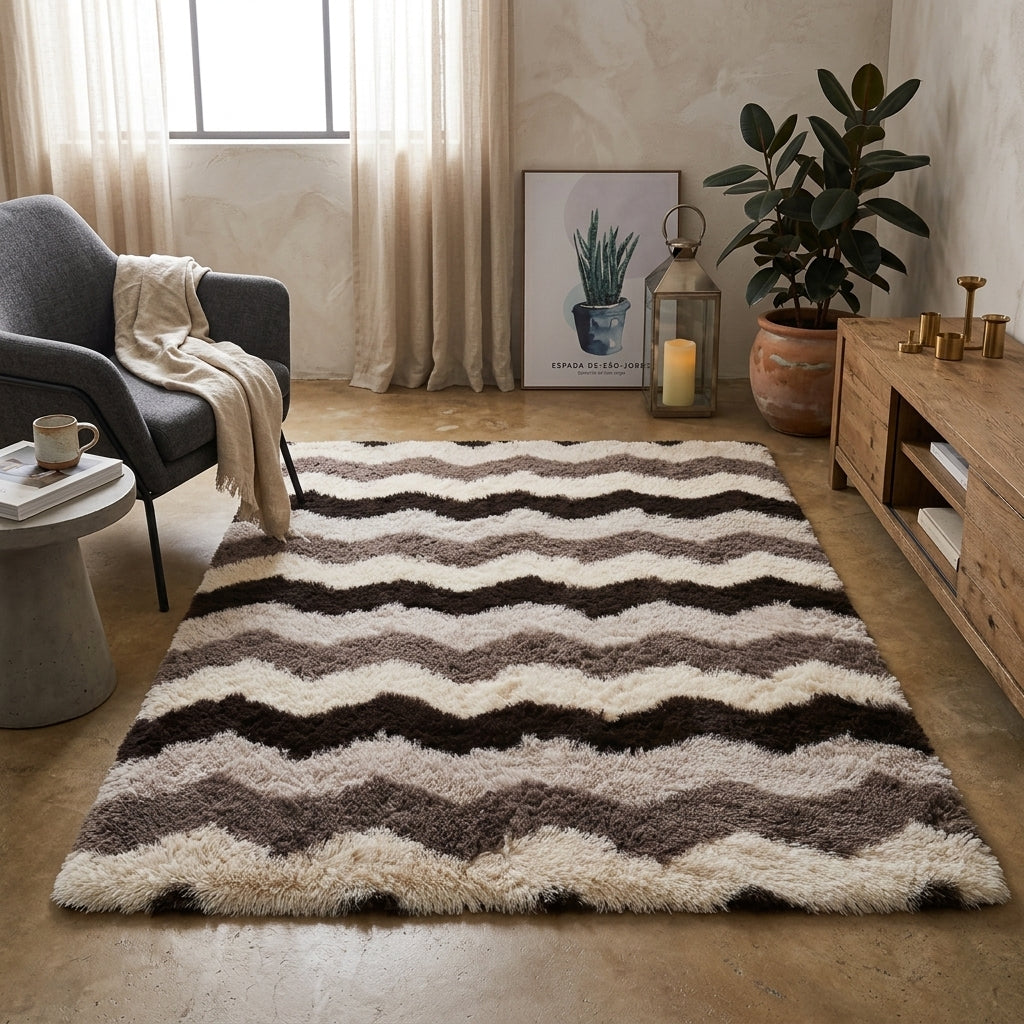 Tapis Cocooning Vagues Douillettes