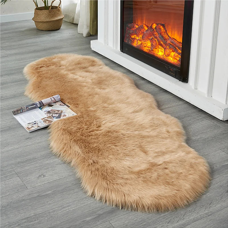 Tapis Douceur Polaire beige