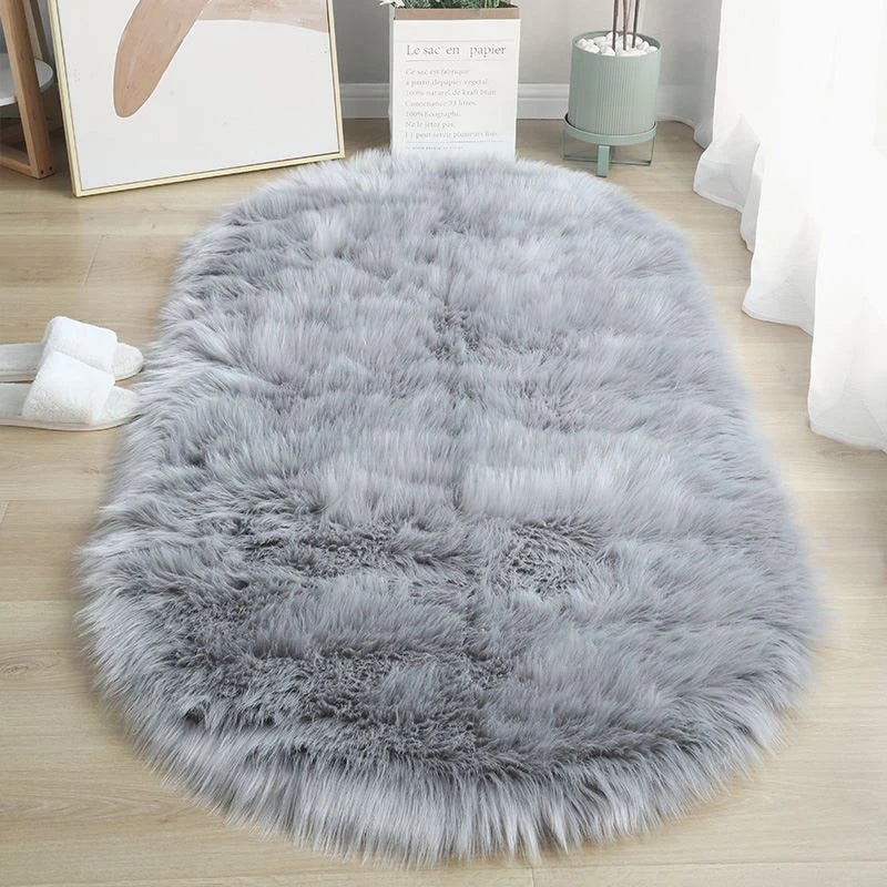 Tapis Pilou Pilou Nuage de Douceur gris