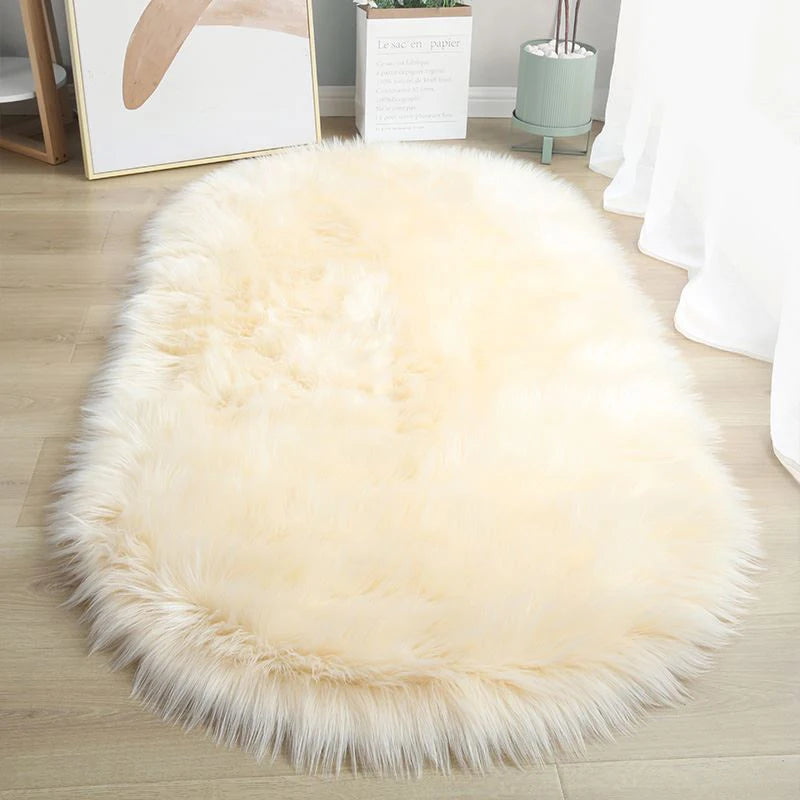 Tapis Pilou Pilou Nuage de Douceur ivoire