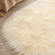 Tapis Pilou Pilou Nuage de Douceur ivoire ultra moelleux