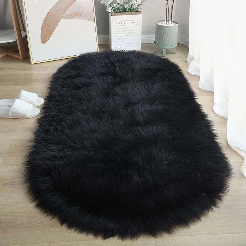 Tapis Pilou Pilou Nuage de Douceur noir