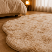 Tapis cocooning forme nuage pour décoration intérieure cosy