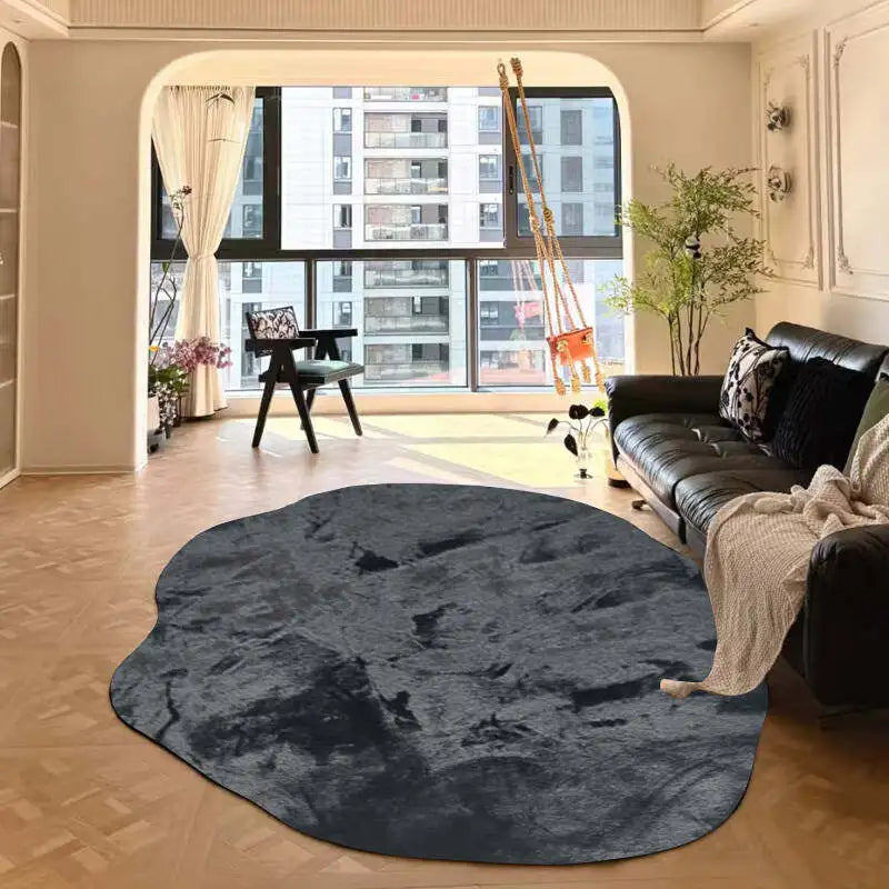 Tapis doux effet peluche pour décoration cocooning