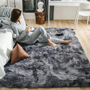 Tapis gris chaleureux pour intérieur moderne