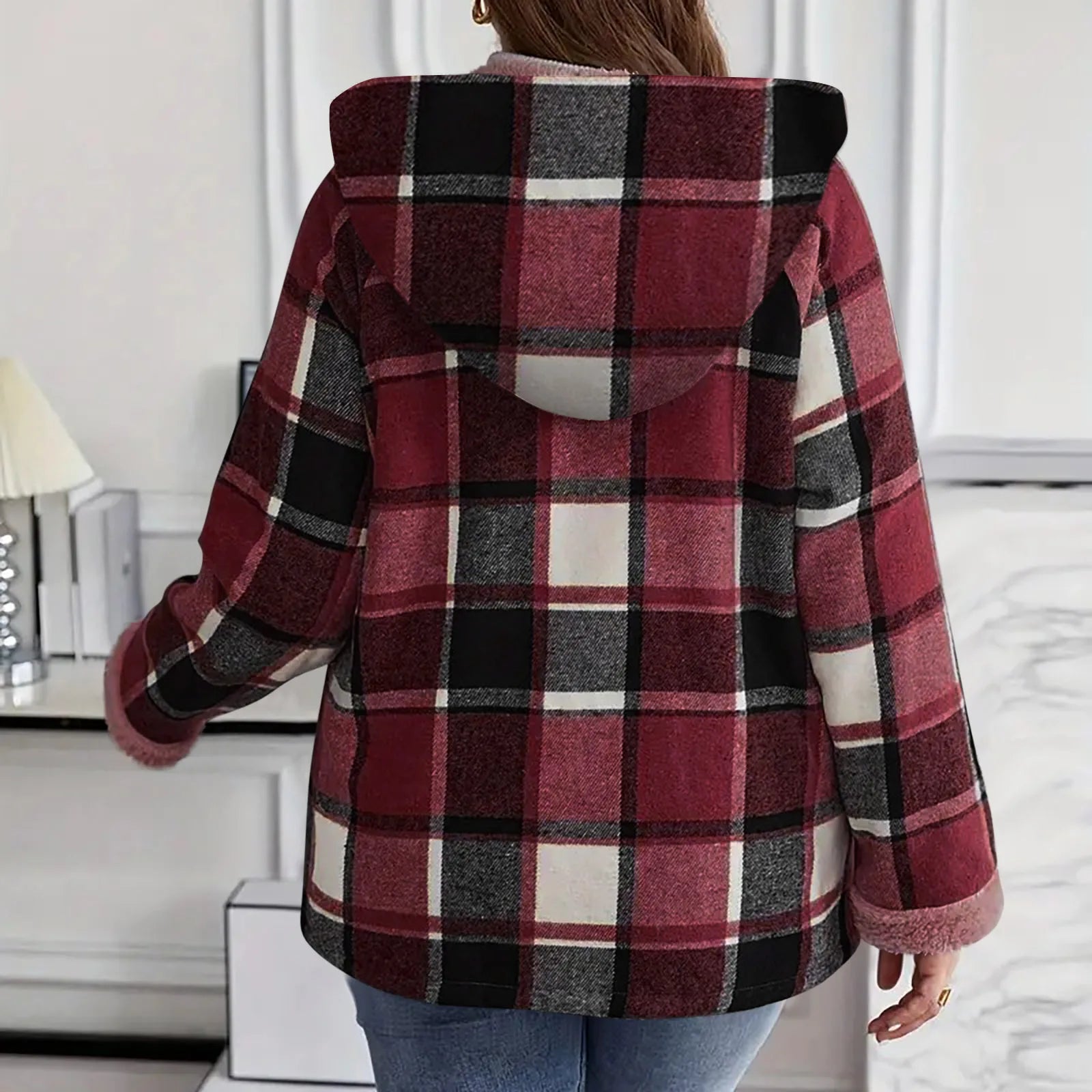 Veste Pilou Pilou Carreaux Vintage femme