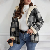 Veste Pilou Pilou Carreaux Vintage grise