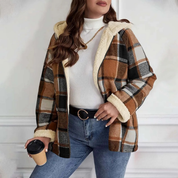 Veste Pilou Pilou Carreaux Vintage marron