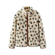 Veste Pilou Pilou Cocon Fleuri crème