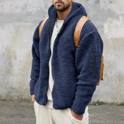 Veste Pilou Pilou Cocon d'Hiver bleue