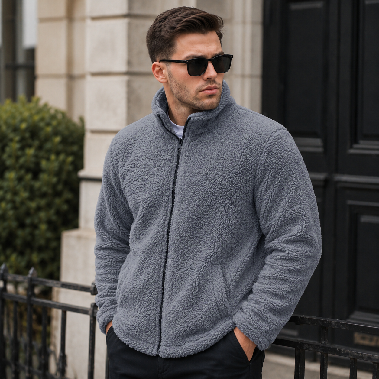 Veste Pilou Pilou Nuage Urbain grise
