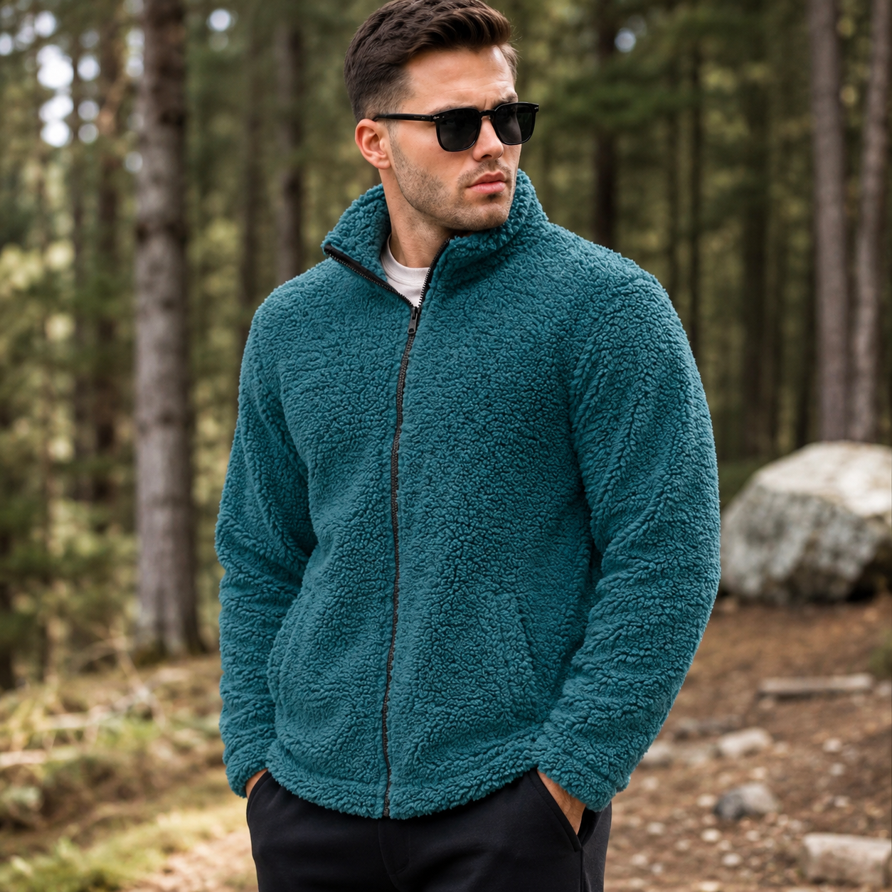 Veste Pilou Pilou Nuage Urbain turquoise