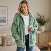 Veste Pilou Pilou verte pour femme