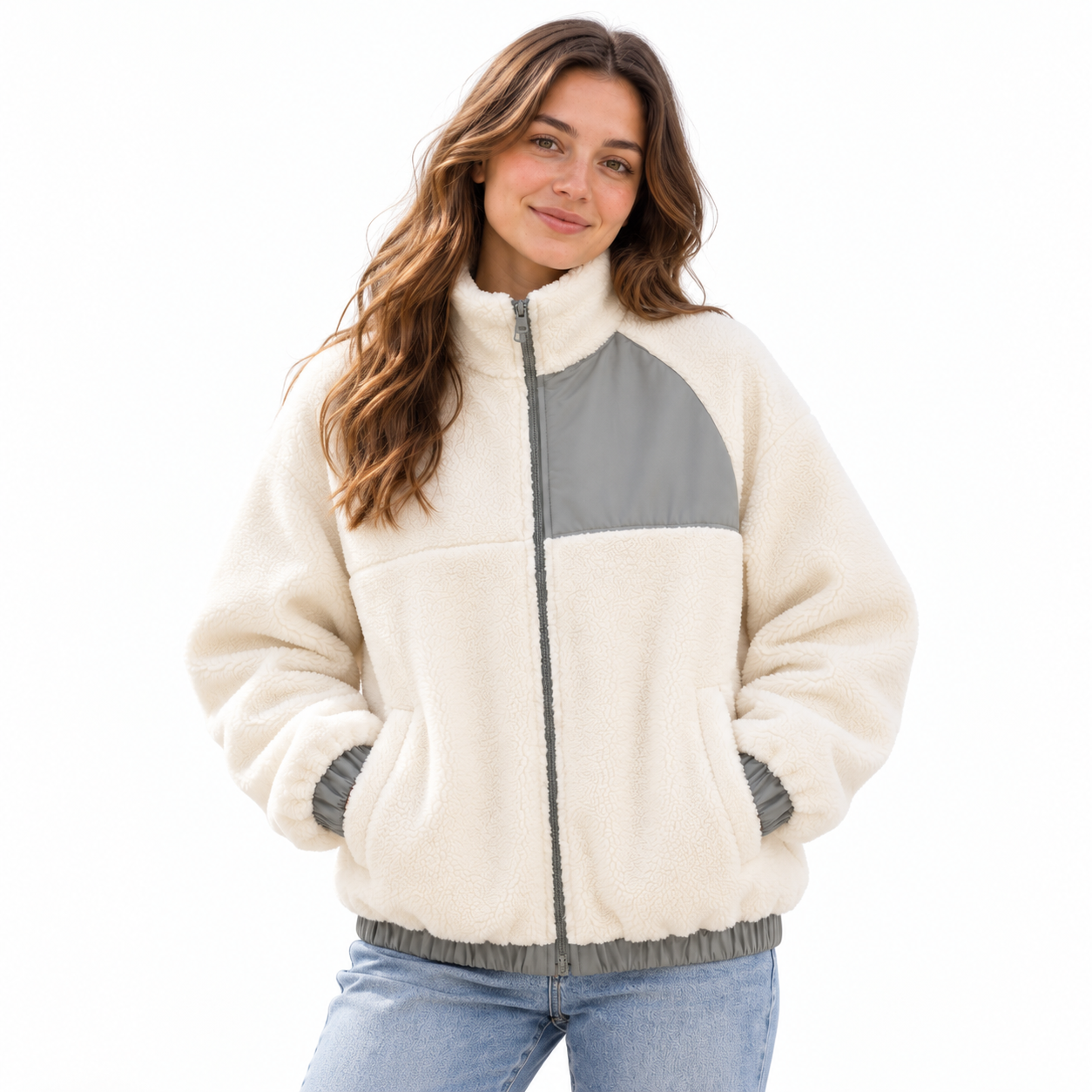 Veste bi matière femme Pilou Pilou