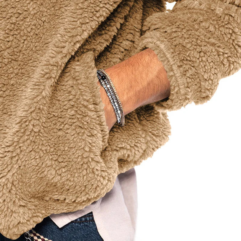 Veste cocooning effet Pilou Pilou pour l'hiver