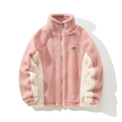 Veste effet mouton femme