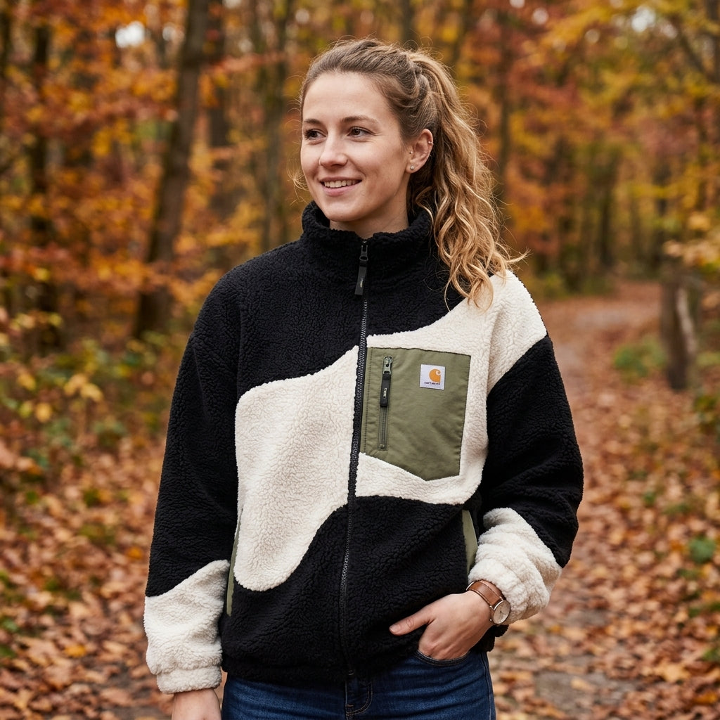 Veste pilou pilou d'intérieur femme peluche