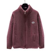 Veste polaire chaude femme mauve