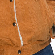 Veste velours côtelé femme coupe moderne et confortable