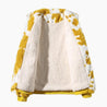 Blouson jaune et blanc en sherpa style Pilou Pilou pour homme.